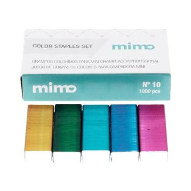 Imagem de Grampos Coloridos para Mini Grampeador Profissional - Nº 10 - Mimo - 1