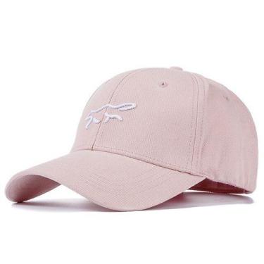Imagem de Boné De Algodão Bordado Feminino Ajustável ELASHOPP