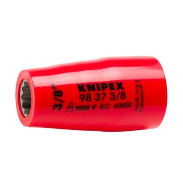 Imagem de KNIPEX Ferramentas - Soquete hexagonal, 98 37 3/8", 1000V isolado (98 37 3/8")