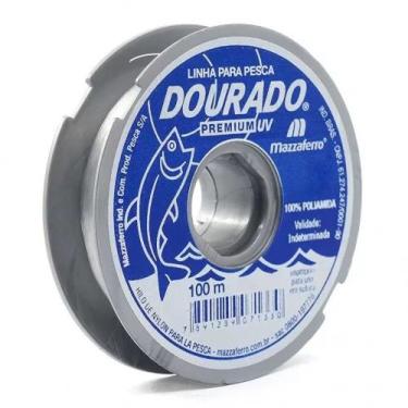 Imagem de Linha Monofilamento Dourado Premium 0,70mm 49,2lbs 100m - Mazzaferro