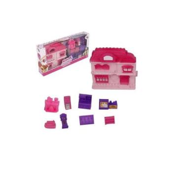 Imagem de Casinha dos Sonhos Brinquedo Com Móveis Acessórios - Well Kids