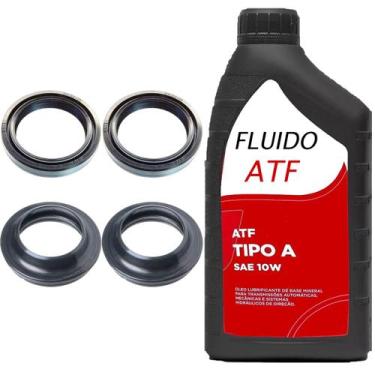 Imagem de Guarda Po + Oleo + Par Retentor Bengala Titan 150 Titan 160 - Smartfox