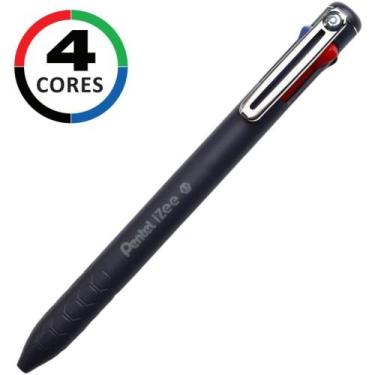 Imagem de Caneta Esferográfica Izee 4 Cores 0.7MM Azul Caixa com 12 - Pentel
