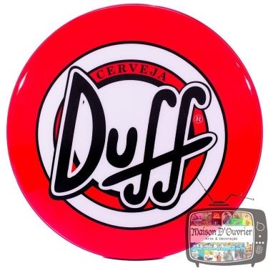 Imagem de Luminoso de Parede Cerveja Duff Retrô Vintage para Bar, Garagem, Churrasqueira, Espaço Gourmet