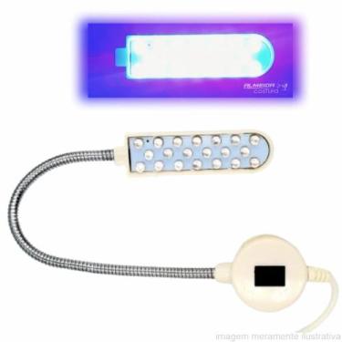 Imagem de LUMINÁRIA COM 20 LEDs NEON PARA MÁQUINA DE COSTURA - FIXAÇÃO MAGNÉTICA