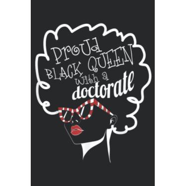 Imagem de Black PhD Doctorate Degree Graduation PsyD EdD: Daily Planner Notepad To Do Schedule, Medium 6x9 Inches, 120 Pages, Printed Cover