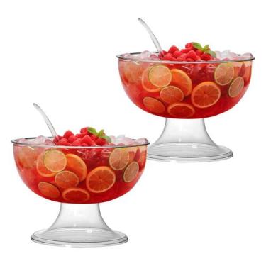 Imagem de Kit C/2 Bomboniere Para Doces Decoração De Festas Acrílico - 3T