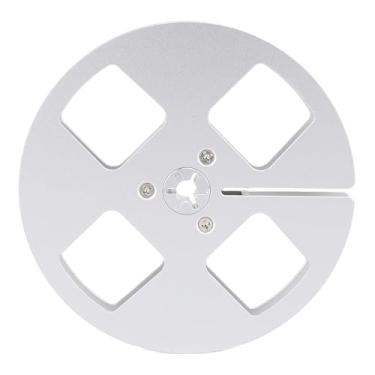 Imagem de Carretel de Fita Vazio de 1/4 5 Polegadas, Carretel Vazio de Liga de Alumínio de 4 Furos para NAGRA para Studer Revox Take Up Reel to Reel Recorder Small Hub Long Play Gravação