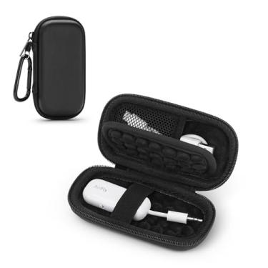 Imagem de Capa rígida para AirFly SE/Pro V2/Pro/Duo, Avantree Relay/Receptor Transmissor Bluetooth sem fio 1Mii, bolsa portátil de transporte de avião para cabo USB, adaptador, cartões de memória, disco U
