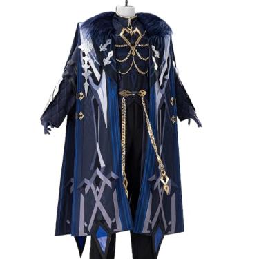 Imagem de KIRA KIRA Genshin Capitano Cosplay Costumes Doki-N Game Genshin Impact Fatui Harbinger Captain Costume Outfits Plus Size (XL)