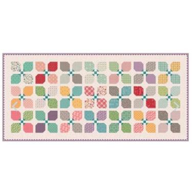 Imagem de Riley Blake Piece & Plenty de Lori Holt of Bee in My Bonnet and It's So Emma, perfeito para acolchoamento, vestuário, artesanato DIY e decoração de casa (kit de caixa de corredor de pétalas bonitas)