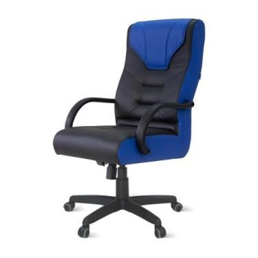 Imagem de Cadeira Gamer Galluzzo Giratória Relax 5033 c/br 0874 PT/AZ - Flex cad