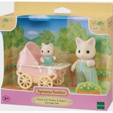 Imagem de Sylvanian Families Carrinho Bebê Gatos Primavera Epoch 5683, Sylvanian