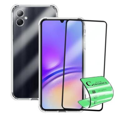 Imagem de Capa Capinha Anti Impacto e Película Premium 9D Cerâmica Compatível Com Samsung Galaxy A05