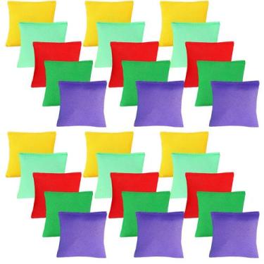 Imagem de Sacos de Feijão Skylety - Pacote com 30 Mini Sacos Coloridos de Nylon