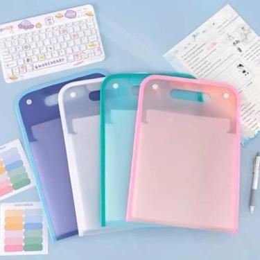 Imagem de Pasta Sanfonada 12 Divisorias A4 Papelaria Material Escolar(ALEATÓRIO)