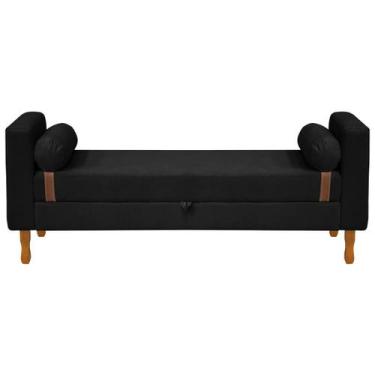 Imagem de Recamier Sapateira Baú Pietro para Cama Box King Size 195cm Bouclê - S