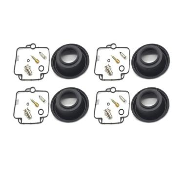 Imagem de Reparo de carburador de motocicleta para Suzuki GS500E 1994-2000 GS500 E GS 500 500E Sistema de Combustível Jet Pilot Master Jet Vacuum Diafragma (2SET)