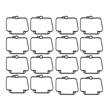 Imagem de Kit de reparo de carburador de motocicleta de borracha compatível com DR350S DR350SE GS500 GS500E GS500F GSX600FU GSX600FU2 GS 500 E (16 peças)