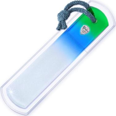 Imagem de Lixa de pé de vidro tcheco genuíno - Superfície de grão diferente nos dois lados, removedor de calos suave, esfoliante de pele áspera para pedicure e spa, cuidados profissionais com unhas e