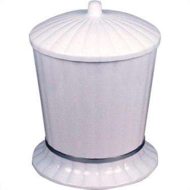 Imagem de Lixeira Plastica Daivak 4,5 Litros Branco 167W