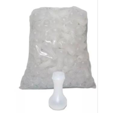 Imagem de Botija Transparente para Óleo de Unção, Pacote com 257 gramas - em méd