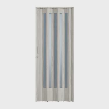 Imagem de Porta Sanfonada Pvc Plastporta 210x96cm Translucida Bcf