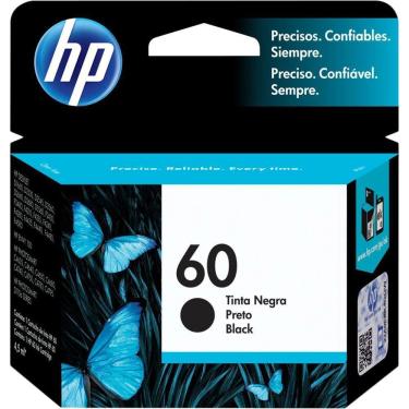 Imagem de Cartucho HP 60 Preto Original CC640WB para HP Deskjet F4224 F4480 F4580 D1660 Photosmart D110A C4780 ENVY D410A