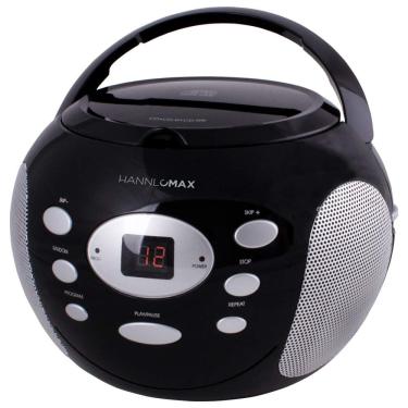 Imagem de Leitor de cd portátil hannlomax HX-306CD com rádio am/fm