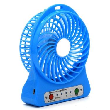 Imagem de Ventilador Recarregável 15cm - Bateria - 4 Palhetas