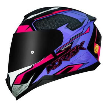 Imagem de Capacete Norisk Razor Speed Max Roxo, Roxo, 62, Feminino