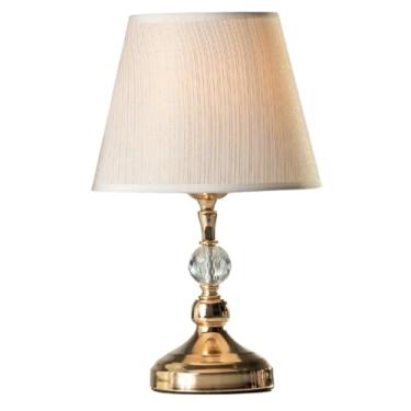 Imagem de Abajur De Mesa Luxuoso Abajur de Tomada Quarto Sala Abajour Cúpula Cabeceira