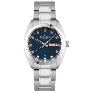 Imagem de Relógio Technos Masculino Ref: 8205ov/1a Automático Clássico Prateado