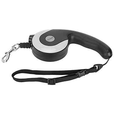 Imagem de ZJchao Coleira Retrátil de Cachorro, Coleira de Animais de Estimação Com Luz LED Light e Metal Hook Dog Leash for Small Dogs Filhote de Cachorro (Cinza escuro)