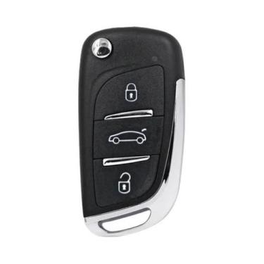 Imagem de Chaveiro Remoto Universal para Carro (2/3 Botões) - Kit com 5 Peças Ke