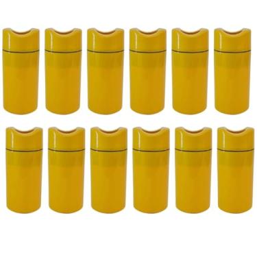 Imagem de Kit 12 Porta Garrafa Térmico 600ml - Camisinha para Cerveja - Isopor para Cerveja | Bar | Restaurante | Lanchonete (Amarelo)