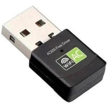 Imagem de Adaptador Wifi Dual Band 2.4 / 5Ghz 600Mbps Wireless 5G Ac