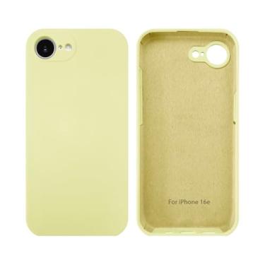 Imagem de Capinha Compativel com iPhone 16e Com Proteção de Camera em Silicone com Interior Aveludado
