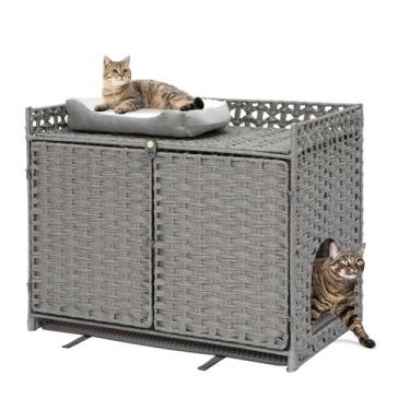 Imagem de Caixa de areia para gatos Furriends com 2 tapetes de areia para gatos