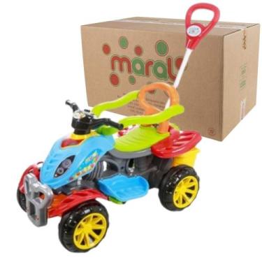 Imagem de Carrinho Passeio Infantil Quadriciclo Criança Pedal Haste - Maral, Col
