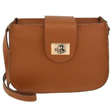 Imagem de Bolsa Feminina Meia Lua Média Espaçosa Dia A Dia - DuMineiro, Caramelo