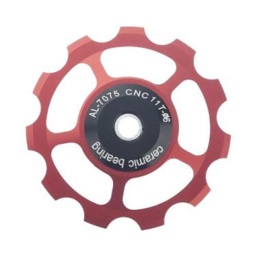 Imagem de Roldana De Desviador Traseiro Com Rolamento Cerâmico AL7075 CNC Para B