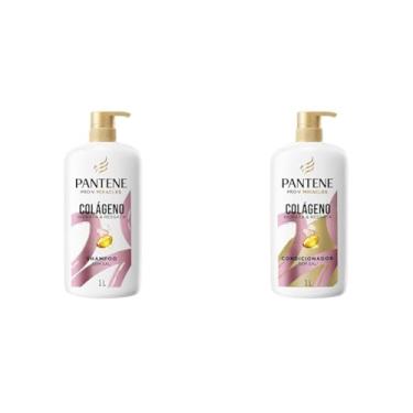 Imagem de Kit Pantene PRO-V Miracles Shampoo Colágeno 1L + Pantene PRO-V Miracles Condicionador Colágeno 1L