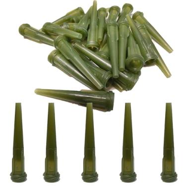 Imagem de Agulhas de dosagem de plástico afunilado com ponta 14G, 110 peças, pontas aplicadoras de cola de precisão para projetos industriais, artesanais, duráveis, para fluxo consistente