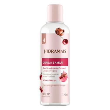 Imagem de Óleo Hidratante Corporal e Capilar Hidramais - Cereja e Avelã, 120ml - Brilho Intenso e Maciez, Aroma Doce Duradouro