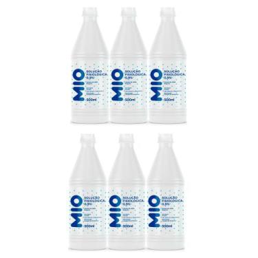 Imagem de Kit 6 Soro Fisiológico 0,9% Mió com 500ml