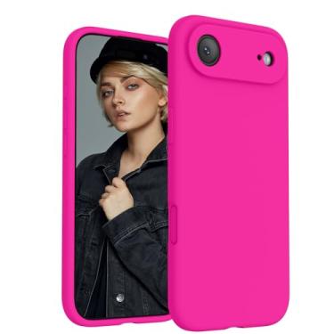 Imagem de FireNova Capa magnética para Air 2025, compatível com MagSafe, [botão de controle de câmera de silicone integrado] [proteção da câmera] capa de telefone com forro de microfibra antiarranhões, 16,8 cm