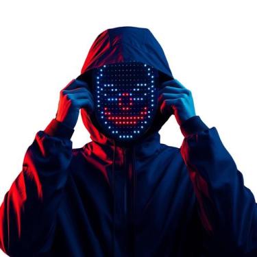 Imagem de Máscara LED mofyshine com sensor de gestos 50 padrões