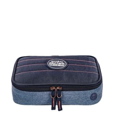 Imagem de Estojo Pual Frank em Jeans com Divisória - INMETRO