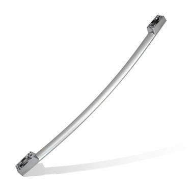 Imagem de WR12X36386 Alça de reposição de aço inoxidável para modelos GE GFE26JMMTFES, GNE27EYMTFFS, GNE27JMMTFES GNE27JYMTFFS Alça de geladeira e freezer